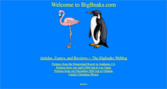 Desktop Screenshot of bigbeaks.com